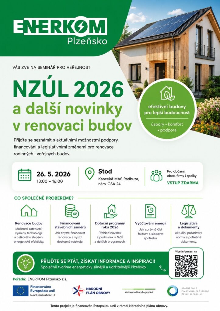 Seminář na téma Nová zelená úsporám a renovace budov