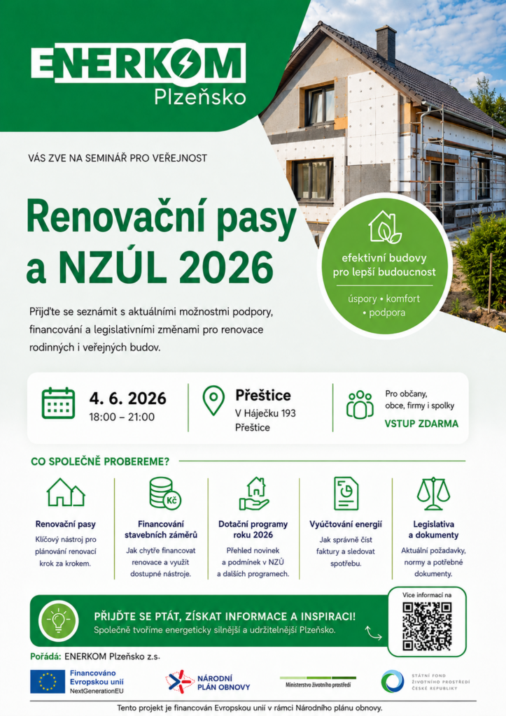 Renovační pasy a NZÚL 2026 Přeštice