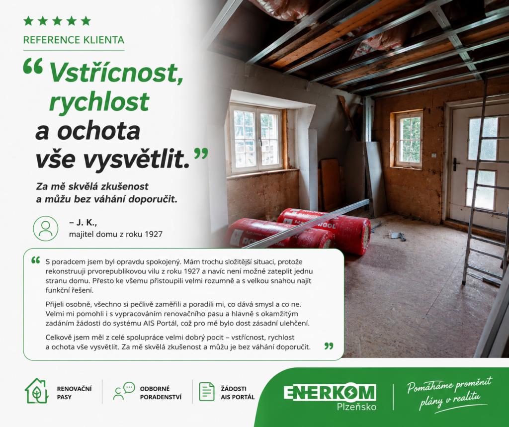 Reference klienta na renovační pas